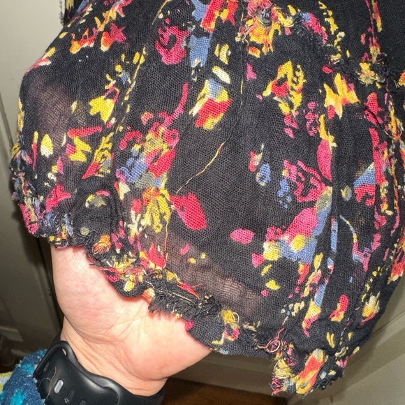 Free people floral button up top size large - Picture 13 of 15
